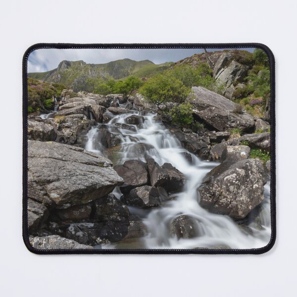 Item preview, Waterfall in Glyderau Mountains of Snowdonia, North Wales designed and sold by EDHPhotography.