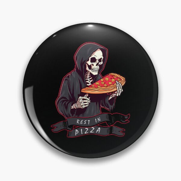 Artikelvorschau, Pizza ist Leben - Sensenmann Pizza entworfen und verkauft von titanosdesign.