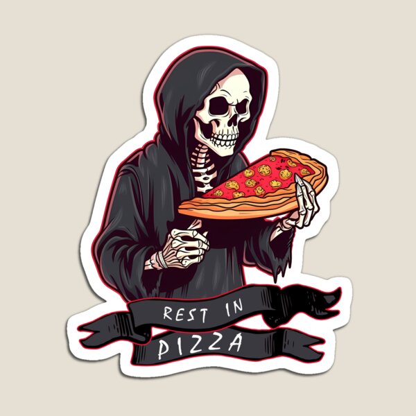 Artikel-Vorschau von Pizza ist Leben - Sensenmann Pizza, designt und verkauft von titanosdesign.