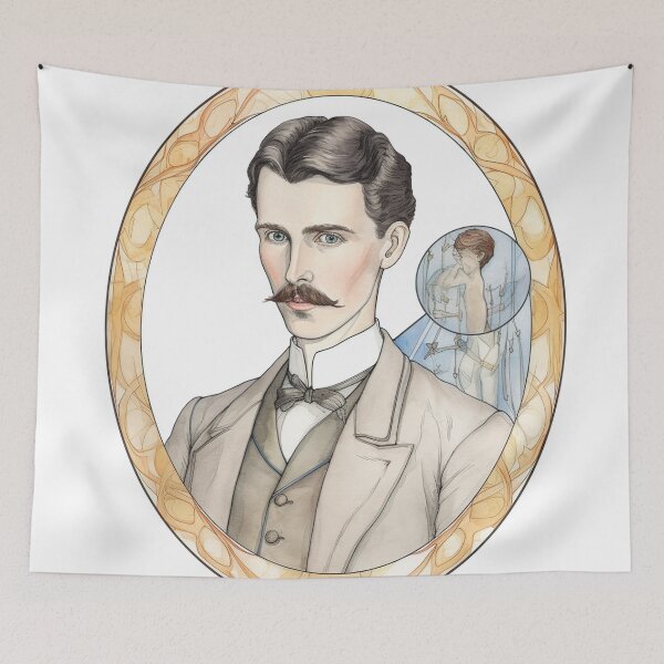 Item preview, Nikola Tesla designed and sold by ComicsFactory.