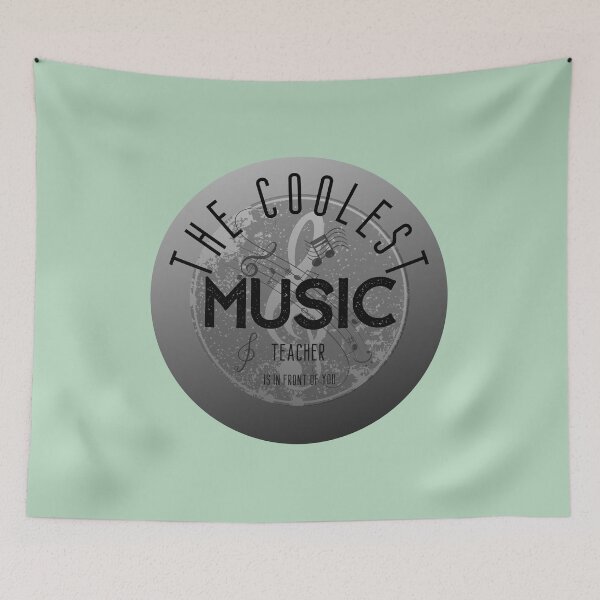 Item preview, The coolest music teacher, Teacher Day designed and sold by ArtiDann.