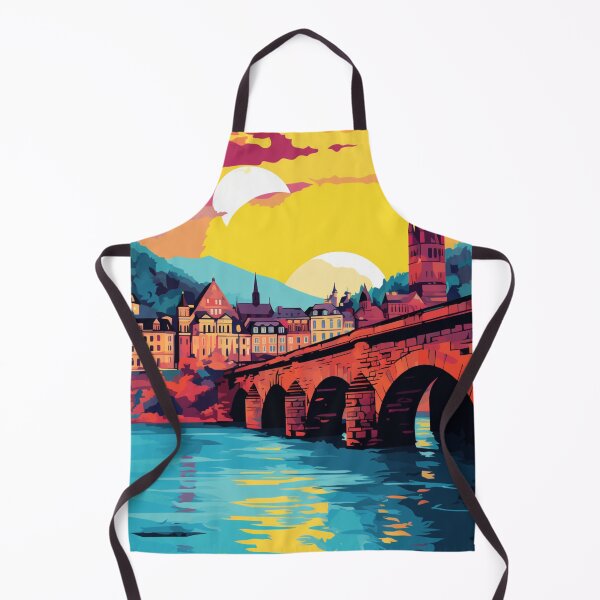 Item preview, A Pop Art Travel Print of Heidelberg - Germany designed and sold by StudioRedKoala.