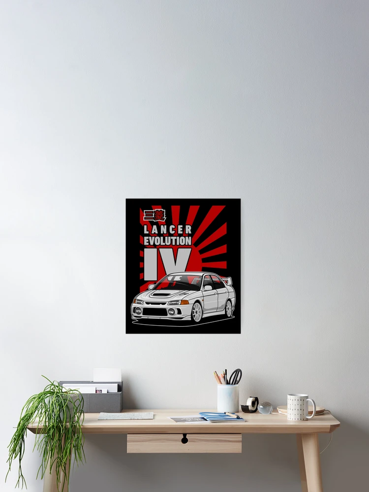 Thumbnail 2 of 3, Poster, Lancer Evolution IV designed and sold by RAS-77.