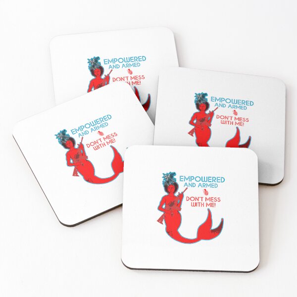 Item preview, Empower and Armed, don't mess with me! - Mermaid art designed and sold by obedtheartist.