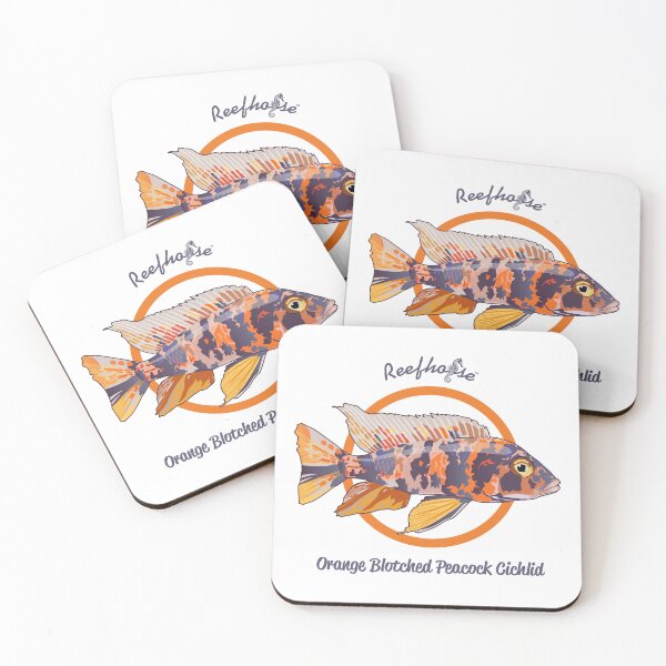 Item preview, Orange Blotched Peacock Cichlid  designed and sold by KaplanCrypto.
