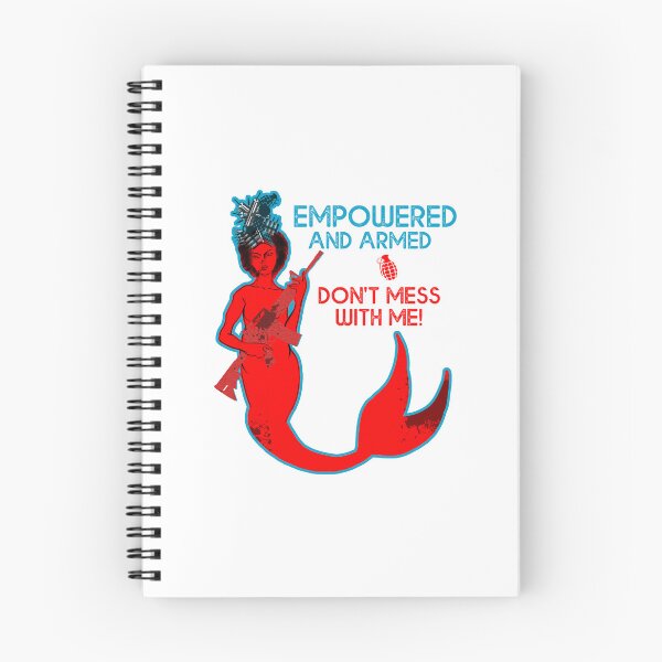 Item preview, Mermaid art -Empowered and armed, don't mess with me! designed and sold by obedtheartist.