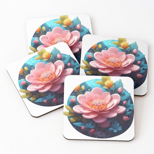 Item preview, Enchanting 3D Vector Flower Sticker: Cinematic Charm and Fantasy Art Delight(56) designed and sold by WASjourney.