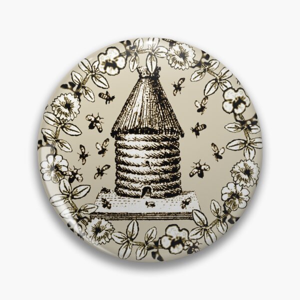 Item preview, Bee Hive with Flowers  designed and sold by JoniandCo.
