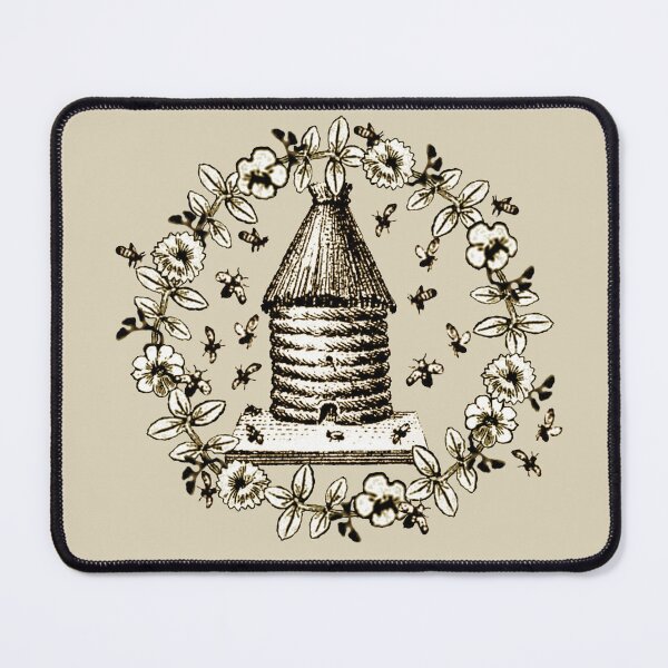 Item preview, Bee Hive with Flowers  designed and sold by JoniandCo.