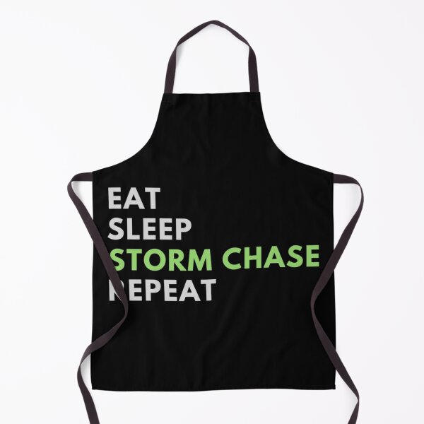 Item preview, Eat Sleep Storm Chase Repeat/ white & green text designed and sold by ColordCreations.