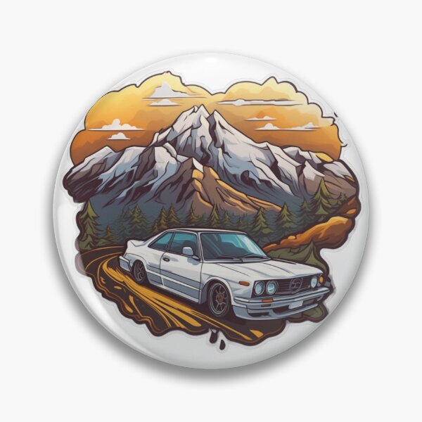 Item preview, Car drifting through mountain roads designed and sold by BubblyOcean.