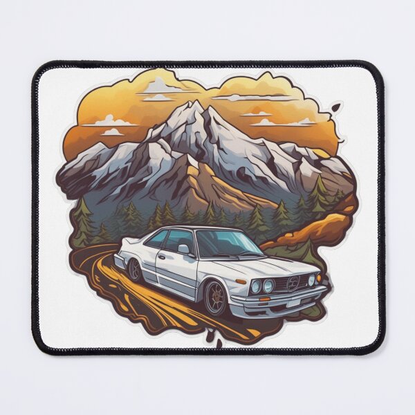 Item preview, Car drifting through mountain roads designed and sold by BubblyOcean.