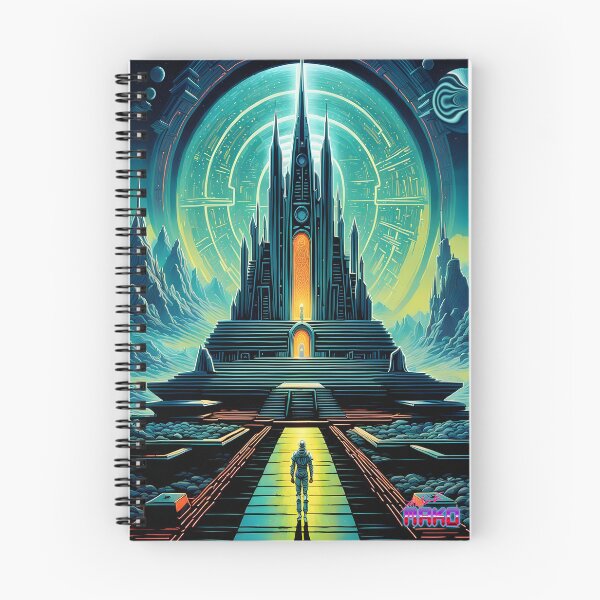 Item preview, Retro Scifi Skyline Deco CCCII designed and sold by AliceMako.