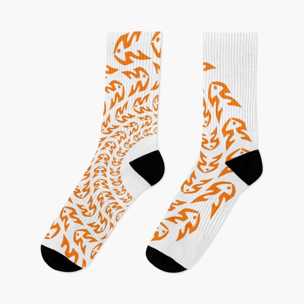 Item preview, FISH. CIRCLE SHOAL. PATTERN. ORANGE.  designed and sold by 5hertz.