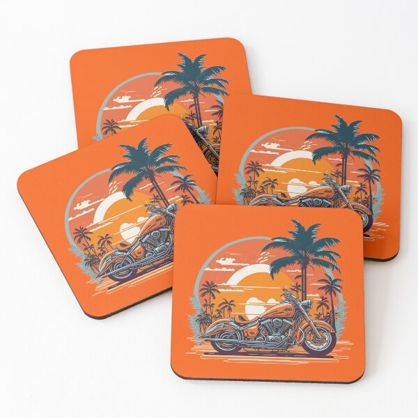 Item preview, motorcycle at sunset designed and sold by Lion-ZG21.