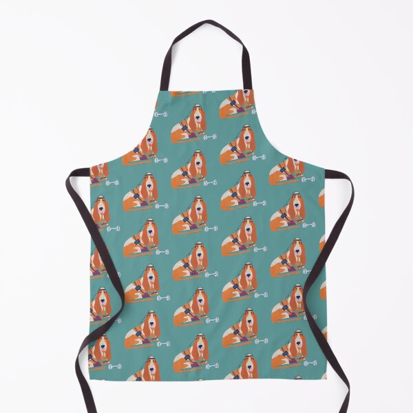 Item preview, Basset Hound Working Out designed and sold by Kathy Osborne Studio.