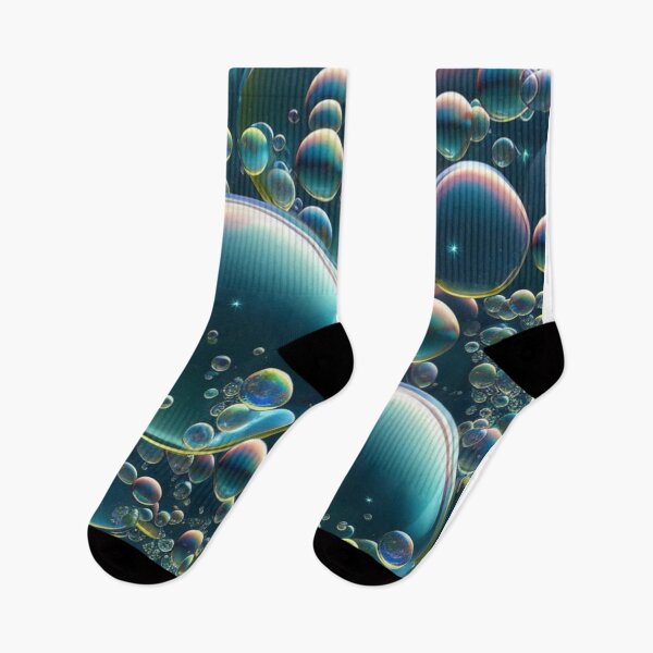 Item preview, 400dpi blue water bubbles inspired pattern designed and sold by AlfredSSikula.