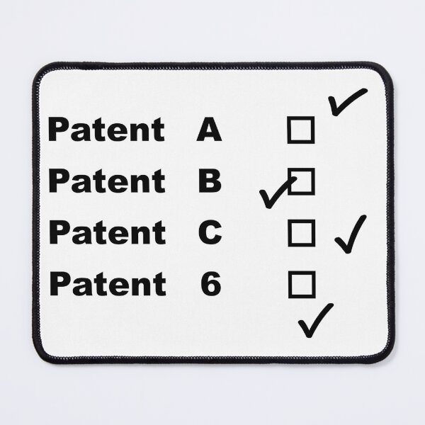 Item preview, Patents A, B, C and 6 designed and sold by RosArt100.