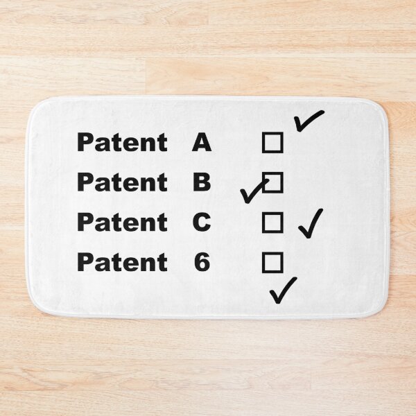 Item preview, Patents A, B, C and 6 designed and sold by RosArt100.