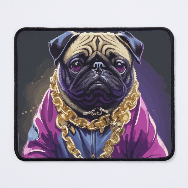 Item preview, Pug Thug Rapper designed and sold by GISMOPOP.