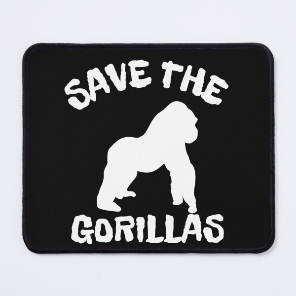 Item preview, save the gorillas designed and sold by WickyWildLife.