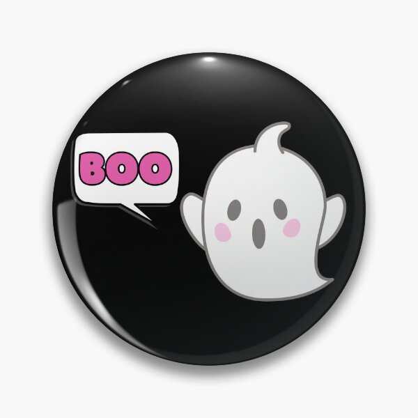 Item preview, Cute Ghost Says Boo Halloween Black designed and sold by Sunshine-Dreams.