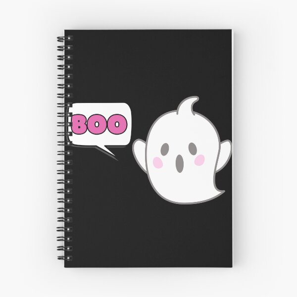 Item preview, Cute Ghost Says Boo Halloween Black designed and sold by Sunshine-Dreams.