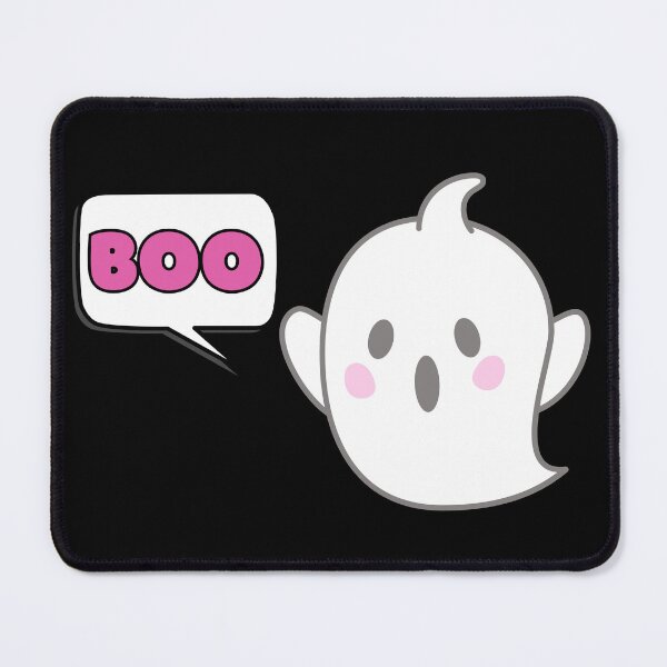 Item preview, Cute Ghost Says Boo Halloween Black designed and sold by Sunshine-Dreams.