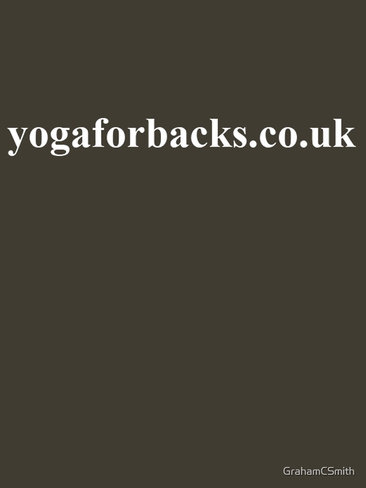 yoga for backs tee shirt by GrahamCSmith