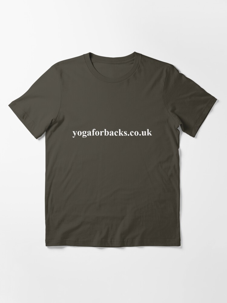 Alternate view of yoga for backs tee shirt Essential T-Shirt