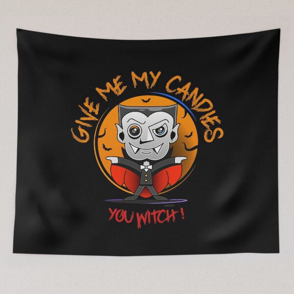 Item preview, Halloween Vampire "Give me my candies, you witch!" designed and sold by MikeKart.