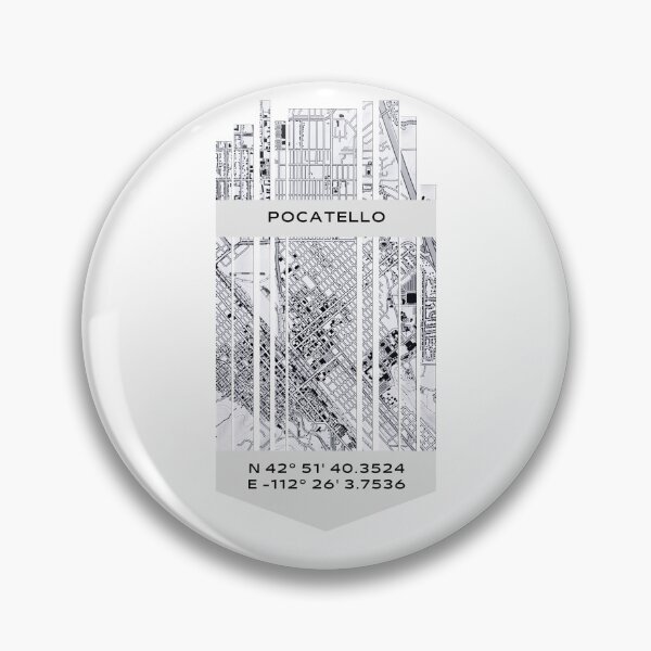 Item preview, AMERICA Pocatello, ID - Latitude/Longitude designed and sold by ALLesROUNDER.