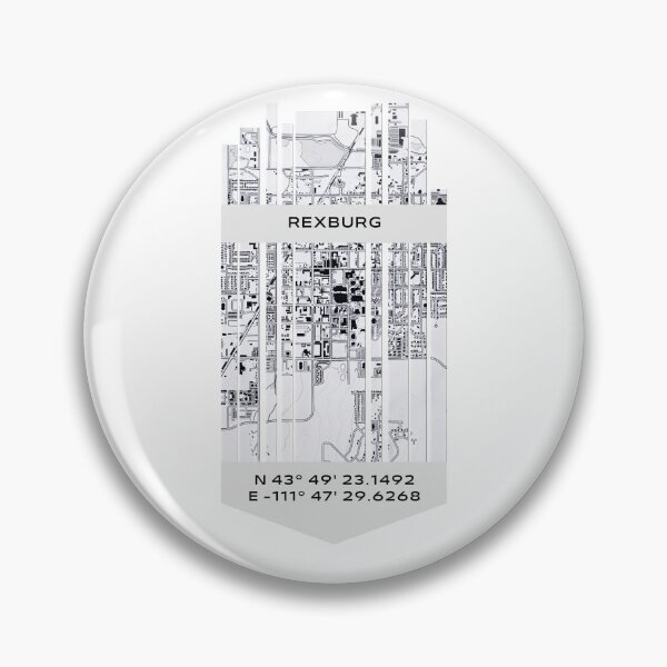 Item preview, AMERICA Rexburg, ID - Latitude/Longitude designed and sold by ALLesROUNDER.