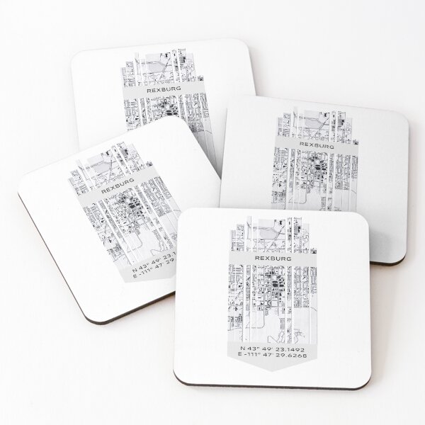 Item preview, AMERICA Rexburg, ID - Latitude/Longitude designed and sold by ALLesROUNDER.