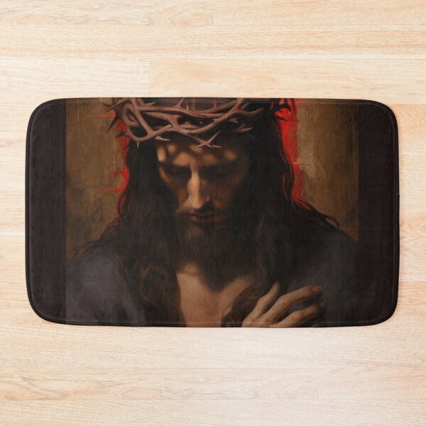 Item preview, Jesus with Crown of Thorns Oil Painting Wall Art designed and sold by AIPICCRAFT.