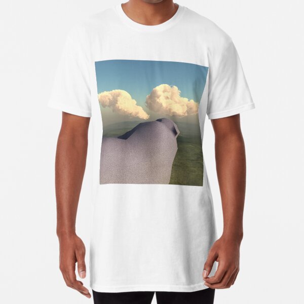 Touch the Sky as Clouds Float By Long T-Shirt