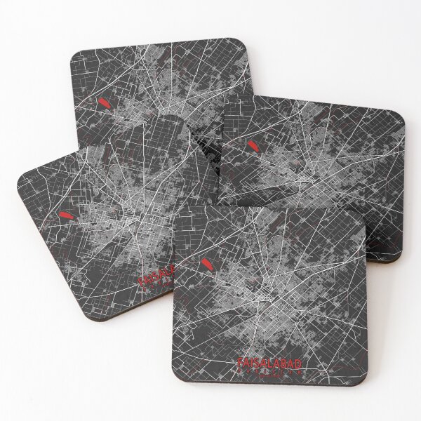 Item preview, Faisalabad City Map of Punjab, Pakistan - Oriental designed and sold by deMAP.