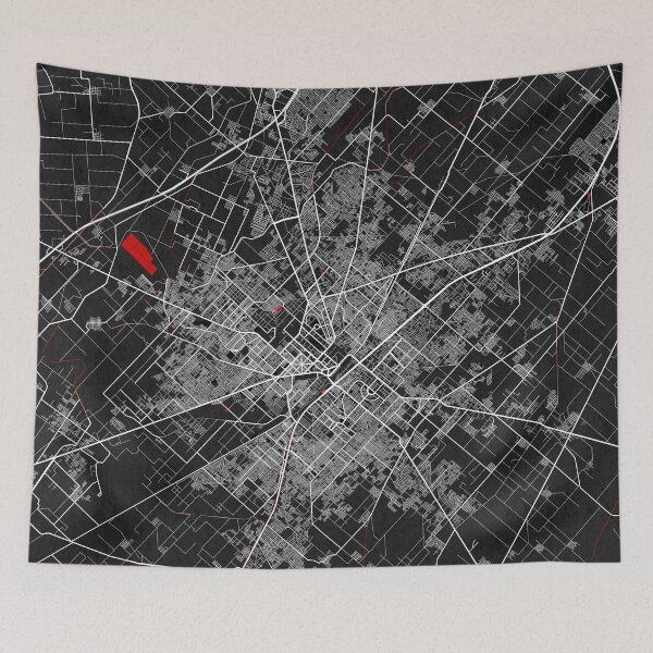 Item preview, Faisalabad City Map of Punjab, Pakistan - Oriental designed and sold by deMAP.