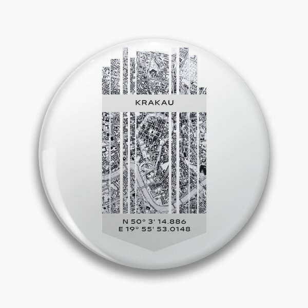 Item preview, POLAND Krakow - Latitude/Longitude designed and sold by ALLesROUNDER.