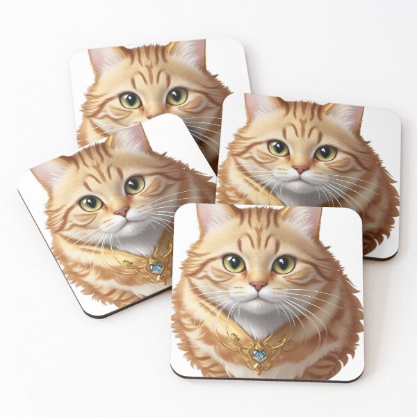 Item preview, cat gold 12 designed and sold by ThanaDesign.