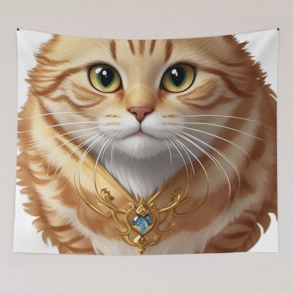 Item preview, cat gold 12 designed and sold by ThanaDesign.