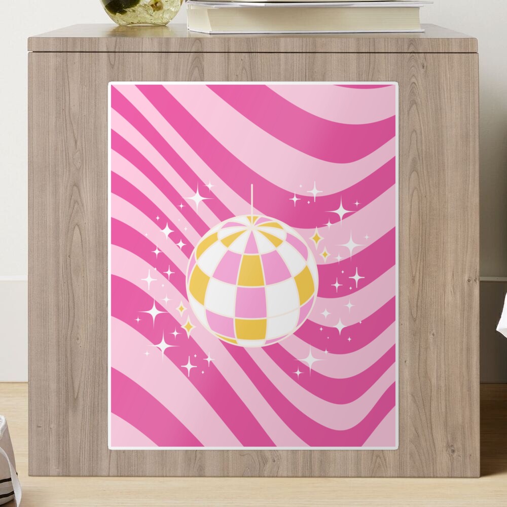Pink Disco Ball Sticker – Linda Tong Planners LLC