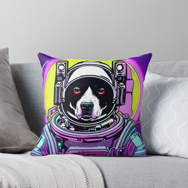 Item preview, Astronaut Dog In Cyberpunk Universe designed and sold by KalipsoArt.