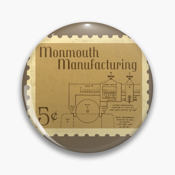 Item preview, Monmouth Manufacturing Stamp designed and sold by RockyCreekArt.