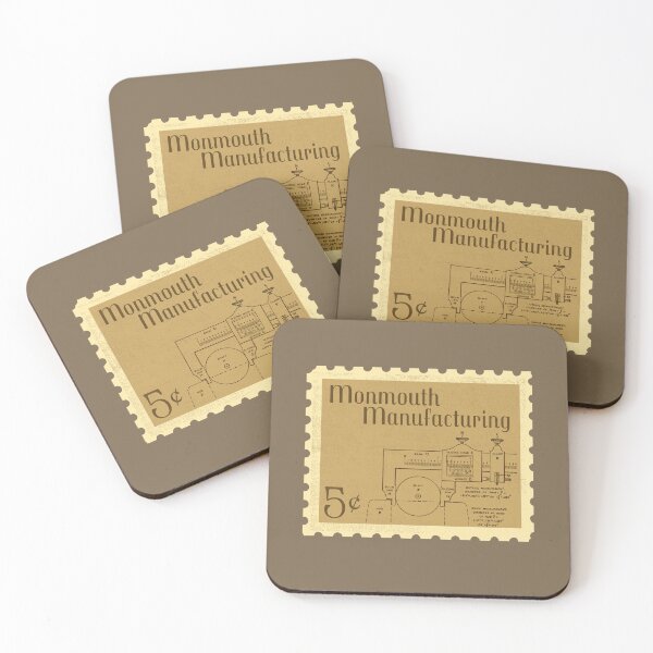 Item preview, Monmouth Manufacturing Stamp designed and sold by RockyCreekArt.