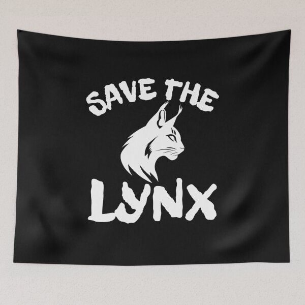 Item preview, save the lynx designed and sold by WickyWildLife.