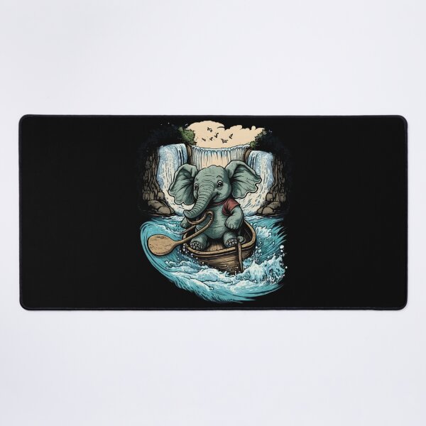 Item preview, Elephant canoeing  designed and sold by SidTastic .