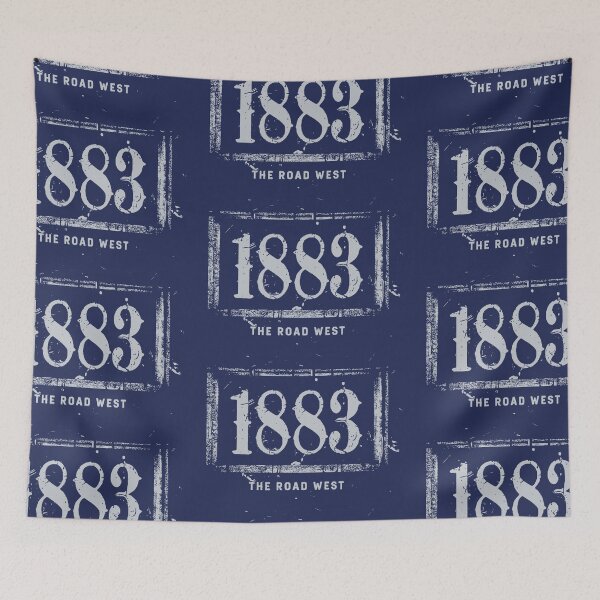 Item preview, 1883: the road west graphic illustration design ironpalette designed and sold by ironpalette.