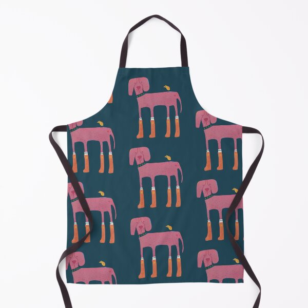 Item preview, Pink Great Dane and Friend Illustration designed and sold by Kathy Osborne Studio.