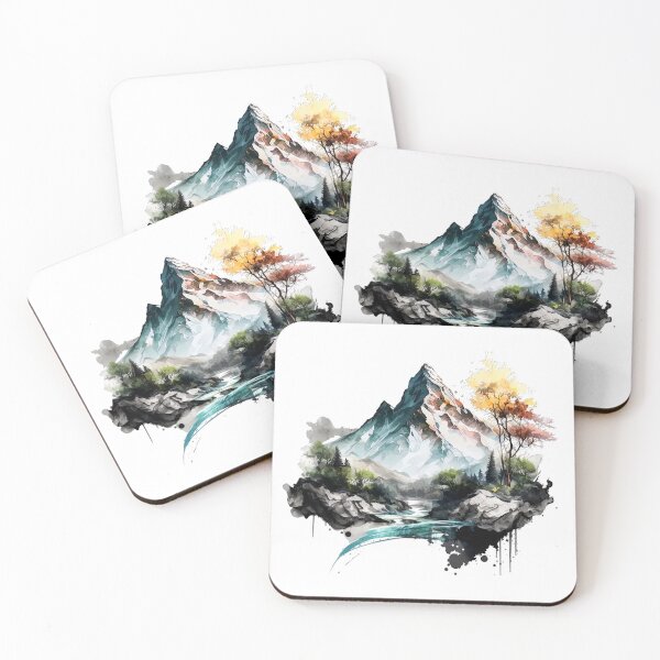 Item preview, Serene Mountain Escapes designed and sold by Estalon.